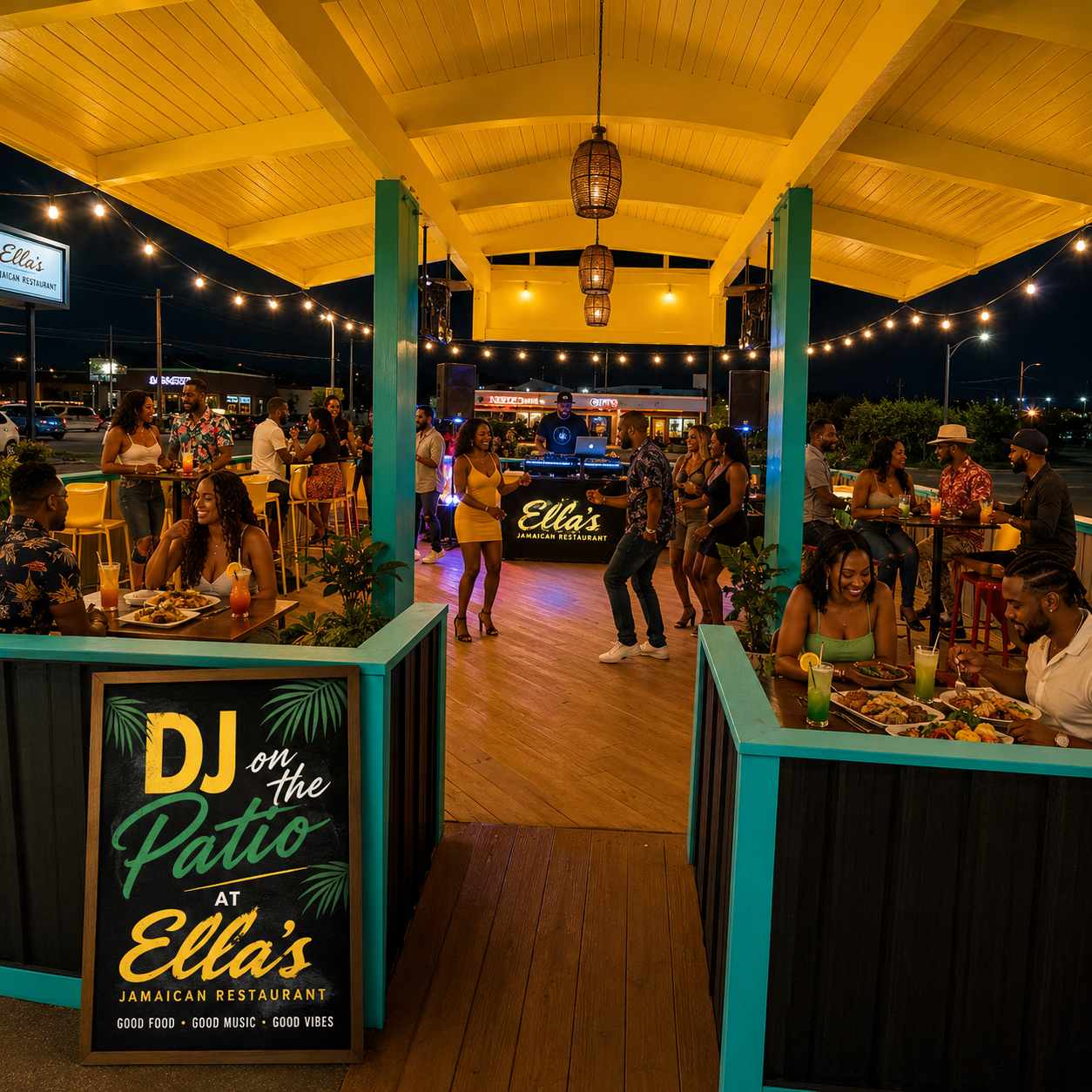 DJ on the Patio